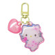 Japan Sanrio Acrylic Keychain - Hello Kitty : Dreaming Angel Aurora Heart