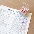 Japan Disney Check Stamp Set - Mickey & Friends - 3