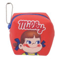 Japan Peko Chan Round Mini Pouch - Milky Candy Red - 1