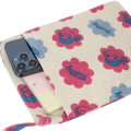 Japan Peko Chan Gadget Phone & Card Shoulder Pouch Crossbody Bag - Beige - 4