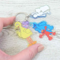 Japan Sesame Street Acrylic Keychain 3 Charm - Say Hi - 2
