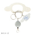 Japan Sanrio Carabiner with Reel - Cogimyun : Couch Potato - 3