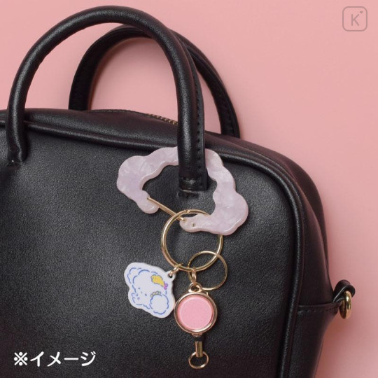 Japan Sanrio Carabiner with Reel - Cogimyun : Couch Potato - 6