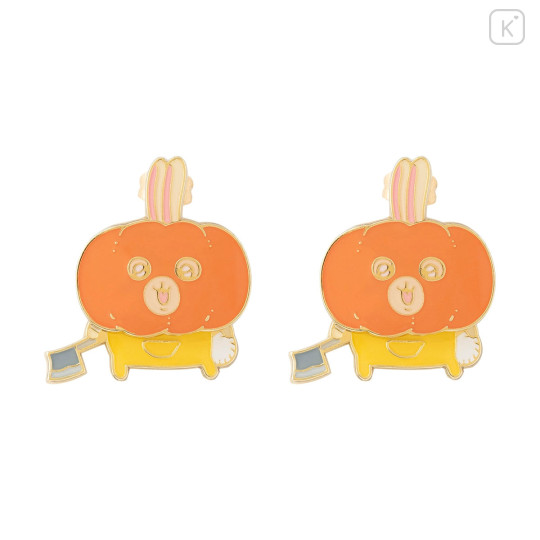 Japan Chiikawa Earrings - Usagi : Halloween Pumpkin Hunter - 1