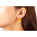 Japan Chiikawa Earrings - Usagi : Halloween Pumpkin Hunter - 3