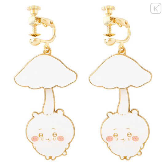 Japan Chiikawa Clip-on Earrings - Chiikawa : Parasitized Mushroom - 1