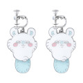 Japan Chiikawa Clip-on Earrings - Momonga : Relax - 1