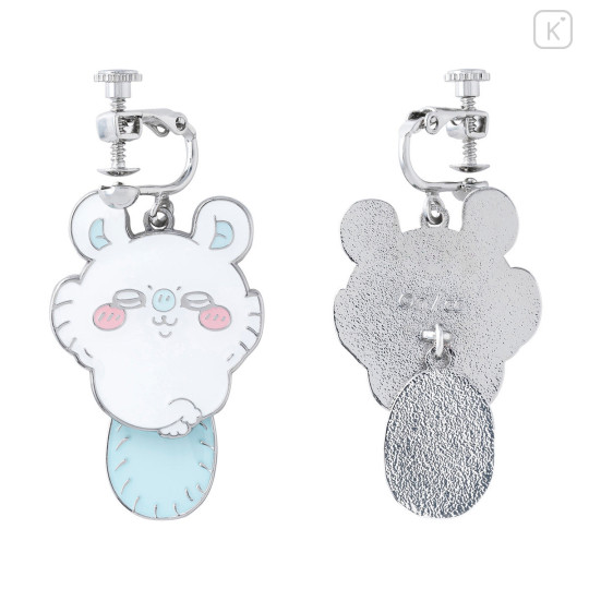 Japan Chiikawa Clip-on Earrings - Momonga : Relax - 5