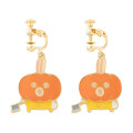 Japan Chiikawa Clip-on Earrings - Usagi : Halloween Pumpkin Hunter - 1