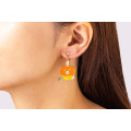 Japan Chiikawa Clip-on Earrings - Usagi : Halloween Pumpkin Hunter - 3