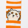 Japan Chiikawa Crew Socks - Shisa : Yeah Striped Orange - 2