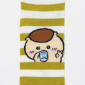Japan Chiikawa Crew Socks - Kurimanju : Yeah Striped - 2