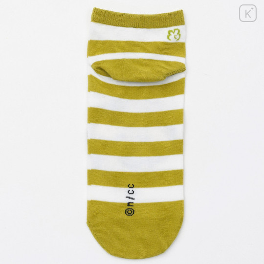 Japan Chiikawa Crew Socks - Kurimanju : Yeah Striped - 3