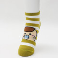 Japan Chiikawa Crew Socks - Kurimanju : Yeah Striped - 5