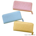 Japan Chiikawa Long Wallet - Chiikawa & Hachiware & Usagi : Happy Dance Embossed Blue - 3