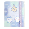 Japan Chiikawa 6+1 Pockets A4 Clear File Holder - Chiikawa & Hachiware & Usagi : Sweet Dream Blue - 1