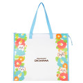 Japan Chiikawa Souvenir Laminated Woven PP Eco Shopping Bag - Chiikawa : Shisa Souvenir Shop Okinawa Hibiscus - 1