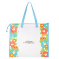 Japan Chiikawa Souvenir Laminated Woven PP Eco Shopping Bag - Chiikawa : Shisa Souvenir Shop Okinawa Hibiscus - 4