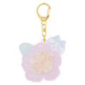 Japan Chiikawa Floating Sequins Keychain - Hachiware : Shisa Souvenir Shop Hibiscus - 7