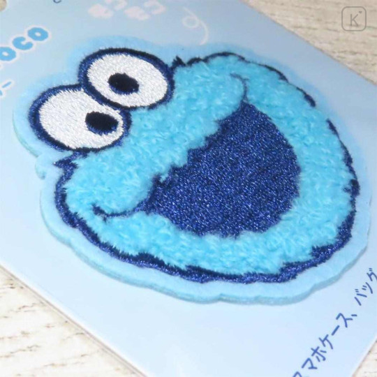 Japan Sesame Street Iron-on and Sticker Patch - Cookie Monster - 2