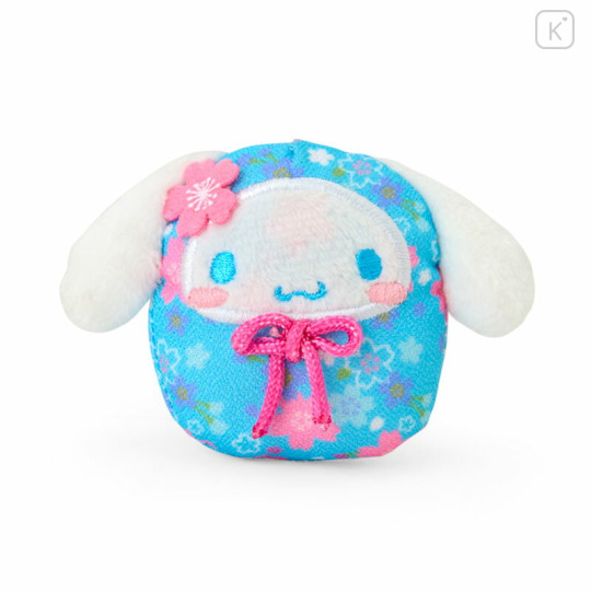 Japan Sanrio Plush Magnet - Cinnamoroll : Sakura Daruma - 1