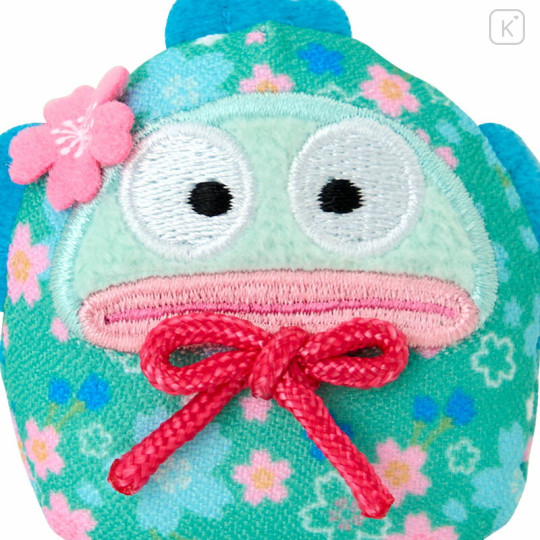 Japan Sanrio Plush Magnet - Hangyodon : Sakura Daruma - 3