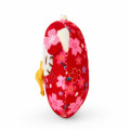 Japan Sanrio Plush Magnet - Hello Kitty : Sakura Daruma Red - 2