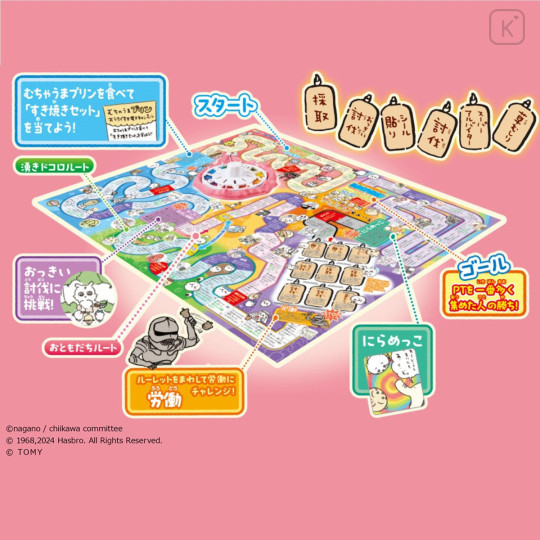Japan Chiikawa Board Game - Characters Game of Life - 2
