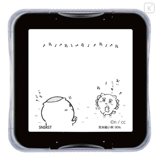 Japan Chiikawa Message Memo Stamp - Kurimanju & Shisa : Happy Dance - 1