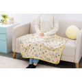 Japan Chiikawa 3way Blanket - Chiikawa & Hachiware & Usagi : Pastel Yellow - 2