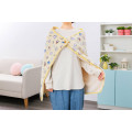 Japan Chiikawa 3way Blanket - Chiikawa & Hachiware & Usagi : Pastel Yellow - 3