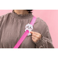 Japan Chiikawa Acrylic Carabiner - Hachiware : Smile - 3