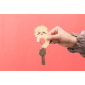 Japan Chiikawa Acrylic Carabiner - Hachiware : Smile - 5