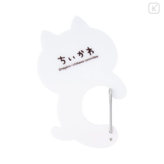 Japan Chiikawa Acrylic Carabiner - Hachiware : Smile - 7