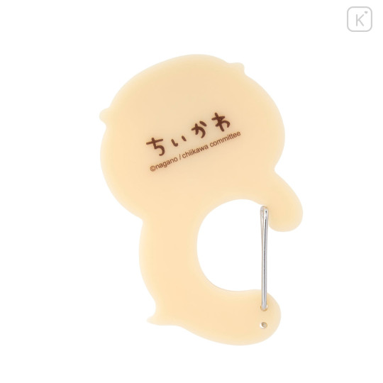 Japan Chiikawa Acrylic Carabiner - Kurimanju : Smile - 7