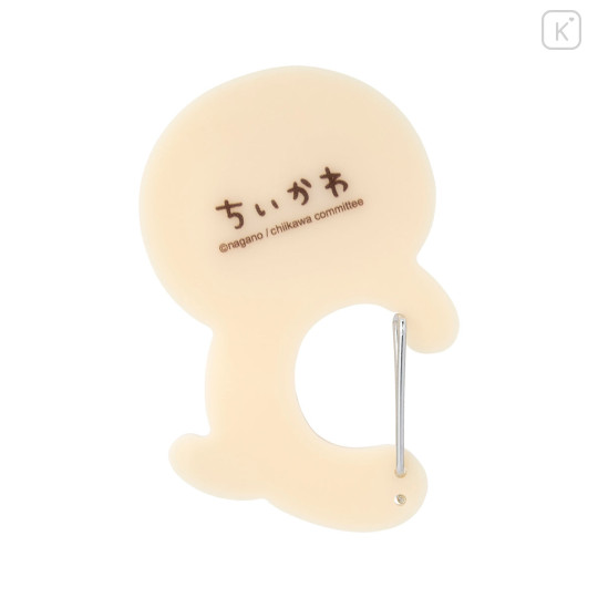 Japan Chiikawa Acrylic Carabiner - Rakko : Smile - 7
