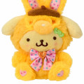 Japan Sanrio Original Mascot Holder - Pompompurin : Spring Rabbit - 3