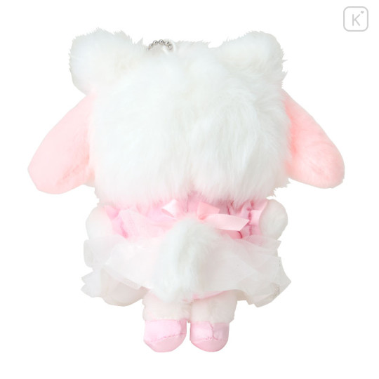 Japan Sanrio Original Mascot Holder - My Melody : White Cat Ballerina - 3