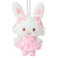 Japan Sanrio Original Mascot Holder - Wish Me Mell : White Cat Ballerina - 2