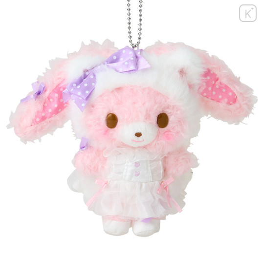 Japan Sanrio Original Mascot Holder - Bonbonribbon : White Cat Ballerina - 2