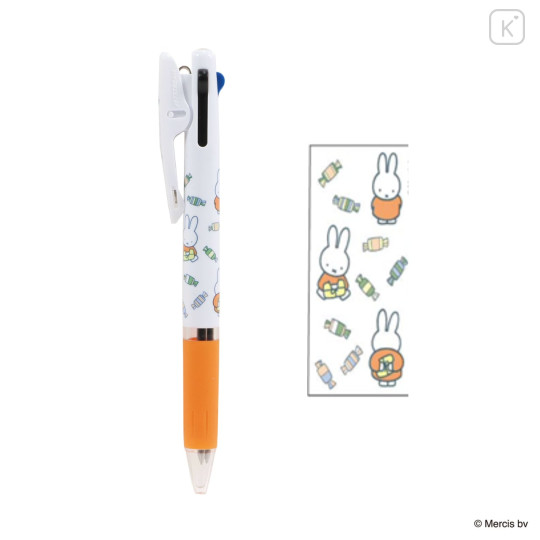 Japan Miffy Jetstream 3 Color Multi Ballpoint Pen - Miffy : Present Candy - 1