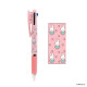 Japan Miffy Jetstream 3 Color Multi Ballpoint Pen - Miffy : Cherry Pink