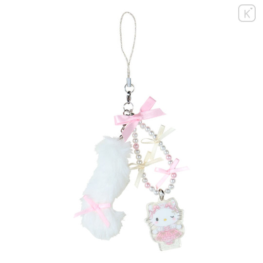 Japan Sanrio Original Strap - Hello Kitty : White Cat Ballerina - 1