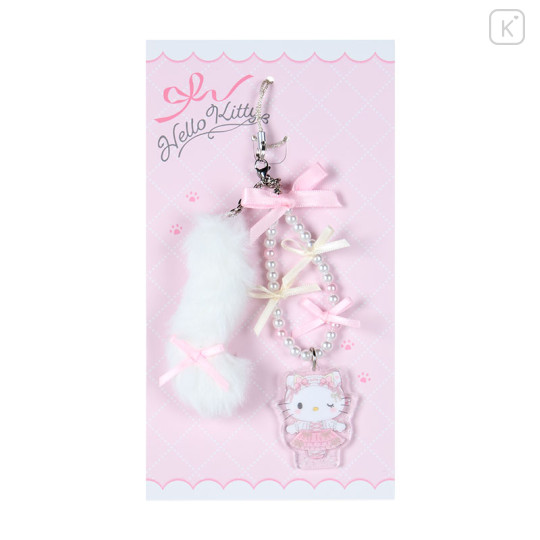 Japan Sanrio Original Strap - Hello Kitty : White Cat Ballerina - 2