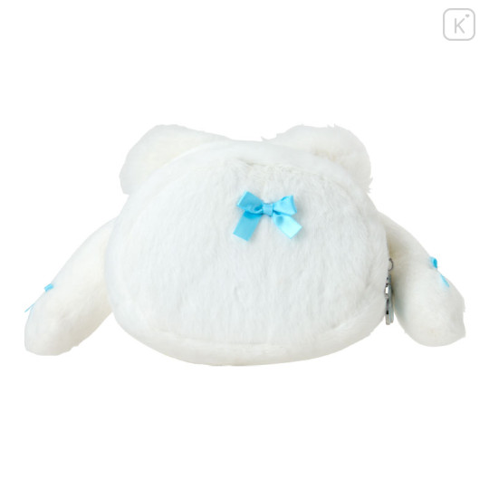 Japan Sanrio Original Face-shaped Pouch - Cinnamoroll : White Cat Ballerina - 2