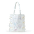 Japan Sanrio Original Tote Bag - Cinnamoroll & Hello Kitty & My Melody : White Cat Ballerina - 1