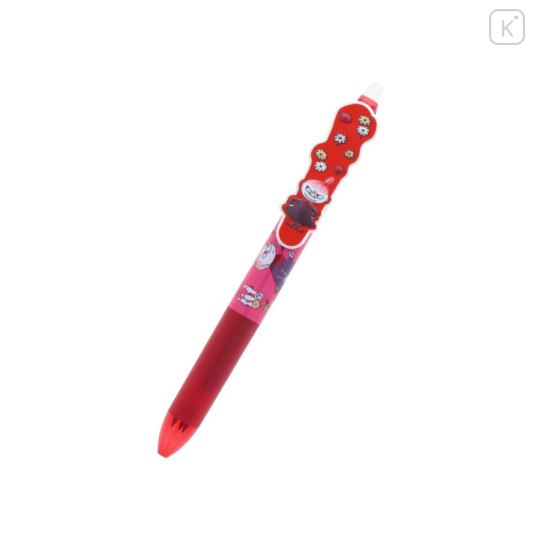 Japan Moomin FriXion Ball 3 Slim Color Multi Erasable Gel Pen - Hattifatteners & Little My : Flower - 1
