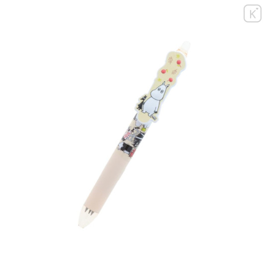 Japan Moomin FriXion Ball 3 Slim Color Multi Erasable Gel Pen - Moomintroll : Beige - 1