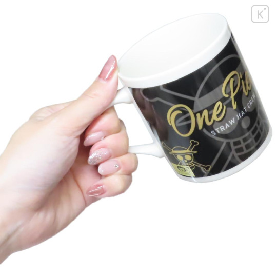 Japan One Piece Porcelain Mug - Luffy : Monochrome - 2