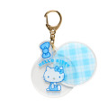 Japan Sanrio Acrylic Keychain - Hello Kitty : Sky Blue Sitting - 2